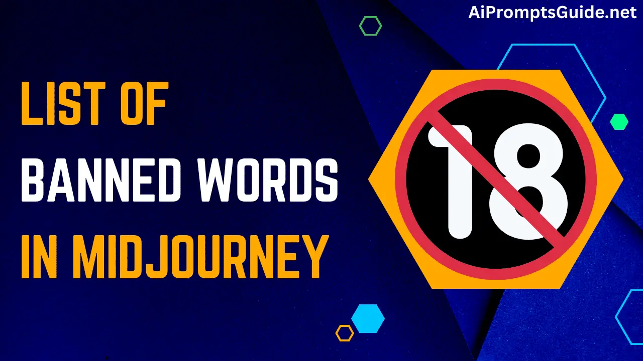 List of Banned Words in Midjourney Discord
